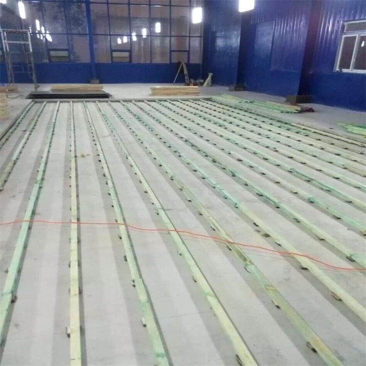 坪山新区篮球场木地板施工案例